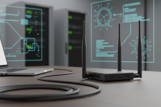 WiFi Pineapple Mark VII in professional network security setting